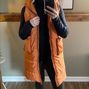 Oversized Orange Vest